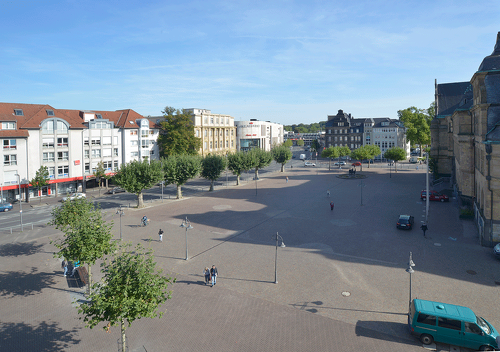 Blick aus dem Fenster im Trauzimmer Stadthaus A Stadthaus A Trauzimmerausblick